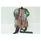 handmade patchwork backpack (needs zipper repair)