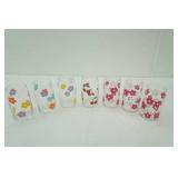 Flower Soda Glass Cups