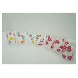 Flower Soda Glass Cups