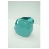 Vintage Turquoise Fiestaware Large Disc Pitcher. Homer Laughlin