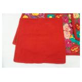 Embroidered Woven Throw Pillow Covers. 4ct. New/like new
