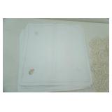 New Lace Table Runner and Doily Set; Embroidered Tablecloth and Napkin Set