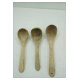 Set of 3 Wooden Ladles