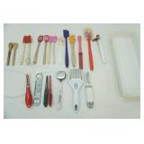 Mini Spatulas, Mini Wooden Spoons, Full Size Spatula, Variety of Peelers, Cooking Thermometers and more