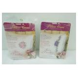 Stamped Cross Stitch Pillowcase Kits, Needlepoint Hoops