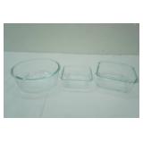 Glass Bowls (3ct)