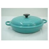 Le Creuset Enameled Cast Iron Pan with Lid