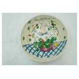 Large Ceramic Salad Bowl 11" diameter by 4.5" tall