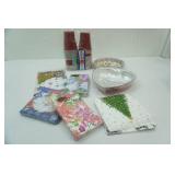 Paper Napkins, Solo Cups, Aluminum Bake and Go Pans