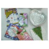 Paper Napkins, Solo Cups, Aluminum Bake and Go Pans