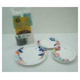 20 Coffee Cups and Lids, Dixie & Solo Plates