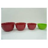 Sur La Table Melamine Nesting Bowls; small strainer
