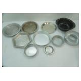 Aluminum Pie and Cake Pans, 1 non stick bundt pan