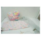 Plush Pillow, Fleece Blanket, Hanging LED Light