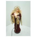 Vintage Animated Holiday Figure. Angel 29" tall