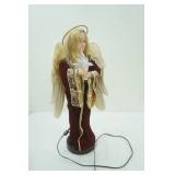 Vintage Animated Holiday Figure. Angel 29" tall