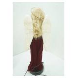 Vintage Animated Holiday Figure. Angel 29" tall