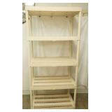 Plano 5 Tier Poly Storage Shelf 36"x19"x74.5"