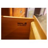 Pair of Wooden End tables with drawers 26"x16"x25"