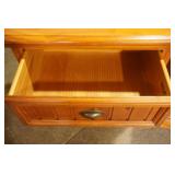Pair of Wooden End tables with drawers 26"x16"x25"