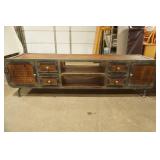 Industrial Style TV Console and Side Table Cabinet. Mango Wood.