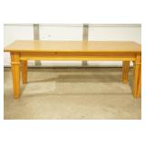 Wooden Coffee Table. Solid wood, made in Brazil