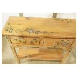 Hand Painted Wooden Hallway Table
