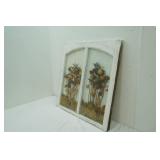 Botanical Window Art 29"x29"