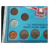 20th Century Penny Nickel Dime Collection
