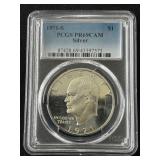 1971-S Eisenhower Silver Dollar Proof PCGS PR69 Deep Cameo
