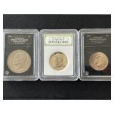 Eisenhower and Kennedy Coins