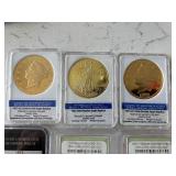 Assorted Coins and Plated Replicas
