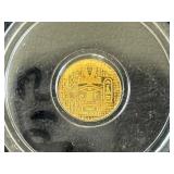 1/200th Ounce .999 Fine Gold Round