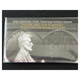 1943 Lincoln Cent Silver Lincoln Portrait Black Ruthenium Edition