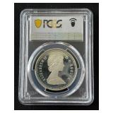 1982 Canada Silver Dollar Proof PCGS PR68 Deep Cameo