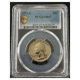 1971-S Washington Quarter Proof PCGS PR67
