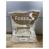 FOSSA Duvet Cover Set 100% Washed Cotton Linen Feel Super Soft Breathable Cozy 3 Pieces Bedding Sets Solid Almond Grey Queen MSRP
