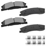 cciyu D1611 Front Ceramic Brake Pads Kits fit For Ford Explorer,Flex,Police Interceptor Sedan,Police Interceptor Utility,Special Service Police Sedan,Taurus,13-16 For Lincoln MKS,13- For Lincoln MKT