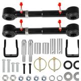 Adjustable Front Sway Bar Quick Disconnects for Jeep Wrangler TJ 1998-2006 & Cherokee XJ 1984-2001, Stabilizer Bar End Links for 2.5"-6" Lift, 2PCS Off-Road Suspension Links