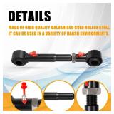 Adjustable Front Sway Bar Quick Disconnects for Jeep Wrangler TJ 1998-2006 & Cherokee XJ 1984-2001, Stabilizer Bar End Links for 2.5"-6" Lift, 2PCS Off-Road Suspension Links