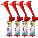 FARBIN Air Horns for Safety Boat Air Horn Airhorns Horn loud for Bear Dogs Portable Pump Air Horn for Sports Events Hiking Boating (Large ABS handheld horn 4PCS)