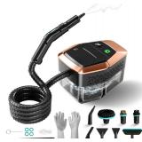 Steam Cleaner for Home & Car, 3-Level Adjustable Steamer for Cleaning with Temp Display,15s Fast Heat,1.8L Large Tank, 4Bar Powerful Steam for Grout,Grease,Tile,Couch,Toilet, Car Detailing,Windows