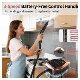 Steam Cleaner for Home & Car, 3-Level Adjustable Steamer for Cleaning with Temp Display,15s Fast Heat,1.8L Large Tank, 4Bar Powerful Steam for Grout,Grease,Tile,Couch,Toilet, Car Detailing,Windows