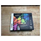 ZSCM 72 Colors Markers for Adult Coloring Books No Bleeding - Dual-Tip Art Markers, Fine & Brush Tip Coloring Pen for Adult Calligraphy, Drawing, Sketch Art & Creative Journaling