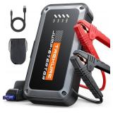 TREKURE Portable Car Battery Jump Starter 4000A 16800mAh Jump Box, Car Battery Jumper Starter Portable Jumper Cables for car(8.0L Gas/6.5L Diesel), Fast Charge, Lights, Compact