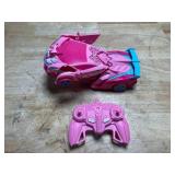 Pink Unicorn Transform RC Cars for Girls Toys with Rainbow Eyes & Underbody Lights, Fast 360 Rotation & 2.4GHz Robot Remote Control Car One-Button Deformation,Birthday Gifts for 3-12 Year Old Girls
