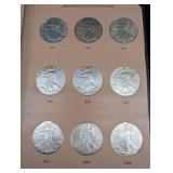 Complete BU Silver Eagle Set 1986-2025
