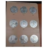 Complete BU Silver Eagle Set 1986-2025