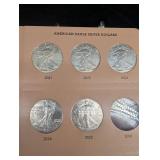 Complete BU Silver Eagle Set 1986-2025