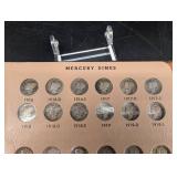 Complete Mercury Dime Set with 1916-D!